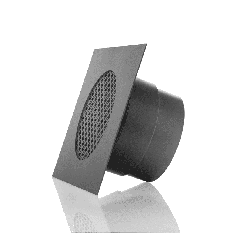 Side view of room ventilation fan by RiteFlo Side view of room ventilation fan